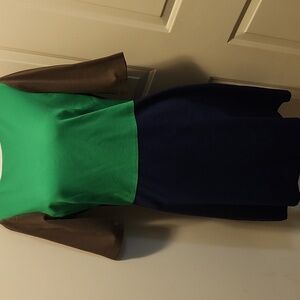 Suzi Chin Maggy Boutique Size 14 Colorblock dress Career Office